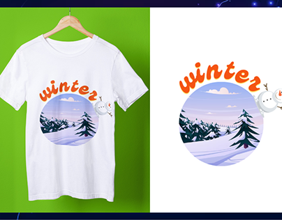 Winter T-Shirt Desain