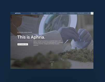 Aphria: Investor Website