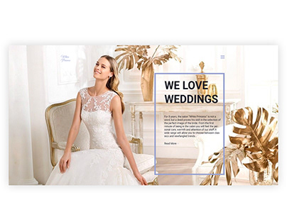 Website Design Salon Wedding Dresses
