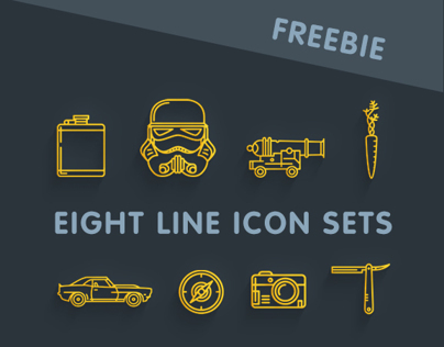 EIGHT LINE ICON SETS