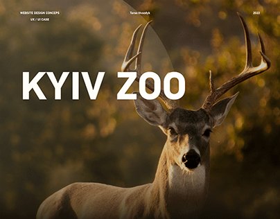 Kyiv Zoo | Website Design | Design Concept
