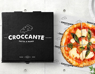 Propuesta de Branding para Pizzeria Croccante Take Away