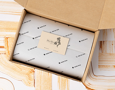 Wrapping tisue paper mockup