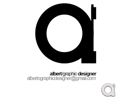 alberto graphic designer logo