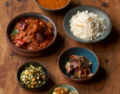 A Variety Of Indian Dishes