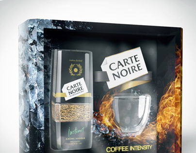 Two concepts of gift packaging for coffee