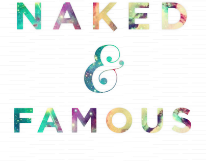 Naked & Famous gig poster
