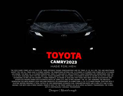 Unpaid advertisement for Toyota - After Effects