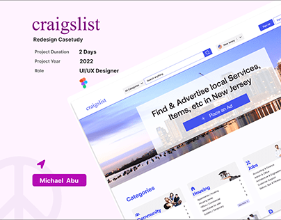 Craigslist Redesign | UI/UX Case study