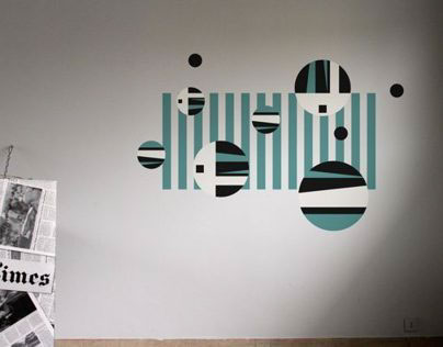 Circle n Stripes | Interior Decoration | Wall Stickers