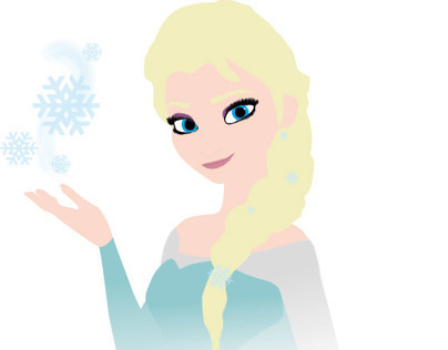 Elsa (Frozen) Vector Portrait