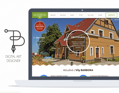 Webdesign Vila BARBORA