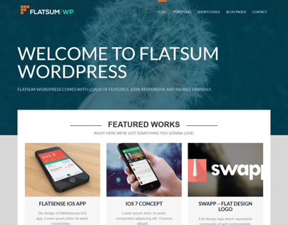 FlatSum - Multi-Purpose Responsive WordPress Theme