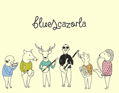 Bluescazorla/ Blues Festival Branding