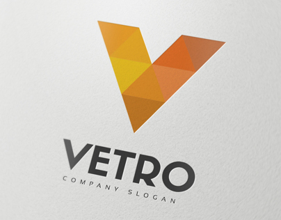 Vetro - V Letter Logo Template