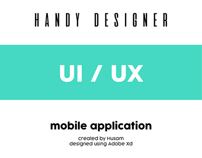 Handy Designer App UI/UX