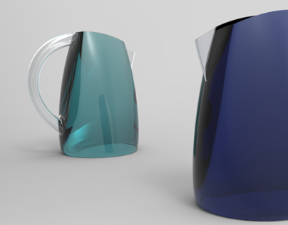 Water Pitcher (3D CAD Surface Model)