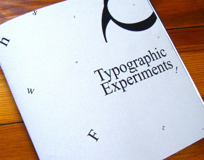 Typographic Experiments multi-page book