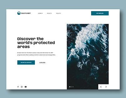 Ocean Conservation UI/UX Concept