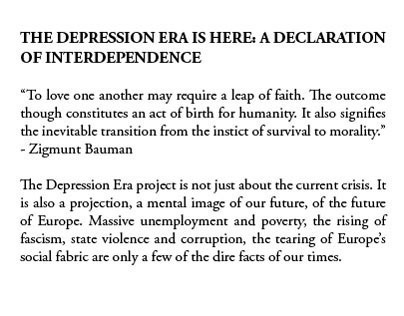 The Depression Era is Here: a Declaration