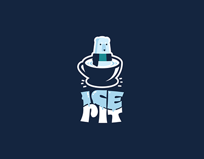 Ice Pit - Iced Latte Logo Design (Unused concept)