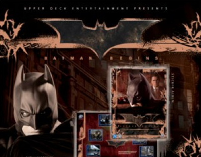 Batman Begins Sellsheet and Packaging Design