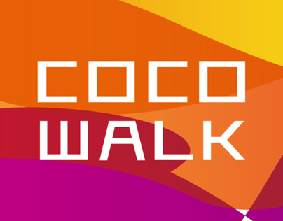 coco walk logo design