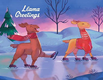 llama greetings