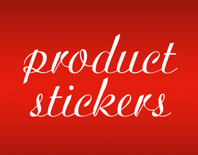 product stickers