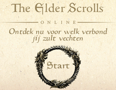 The Elder Scrolls Online Mini Site Ad (January 2014)