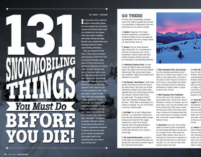 131 Snowmobile Things You Must Do Before You Die