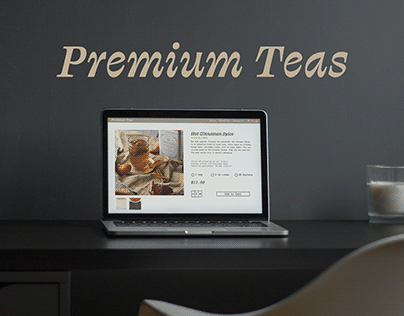 Premium Teas Website Redesign