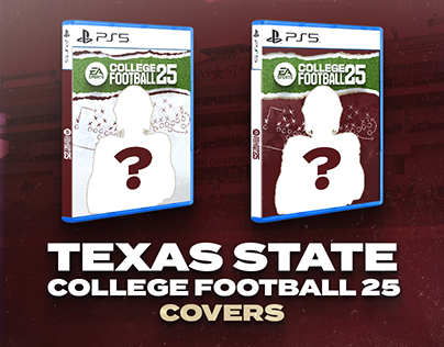 Texas State Bobcats College Football 25 Covers
