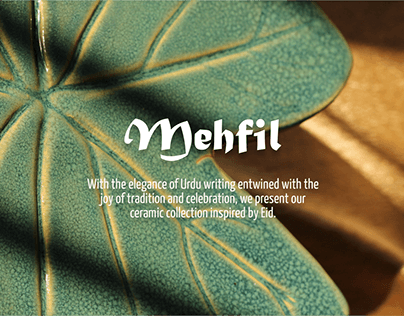 MEHFIL | Ceramic Product Photography