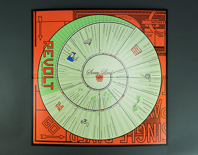 REVOLT: A History of Monopoly — Info design, Print