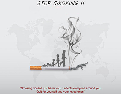 WORLD NO TOBACCO DAY STOP SMOKING !! Poster