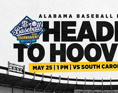 Alabama Baseball SEC Tournament Package