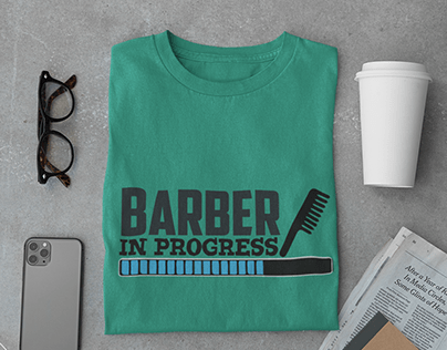 Barber T-shirt Design Portfolio .