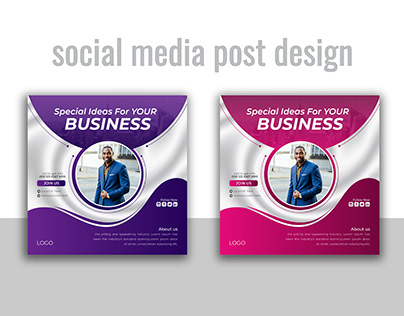 Business Social Media Post Design Template