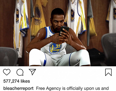 Bleacher Report - Kevin Durant Instagram Post