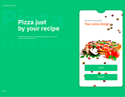 Pizza constructor. App