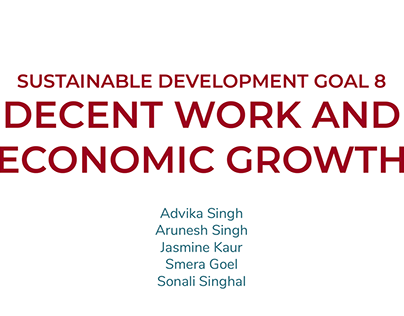 SDG 8: Decent Work And Economic Growth