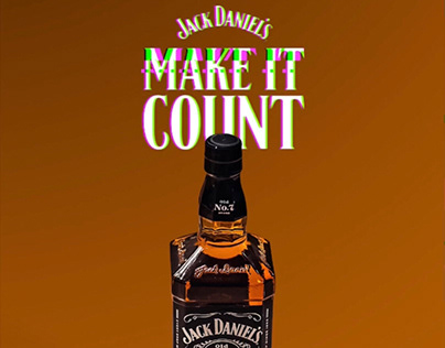 Jack Daniels ; Make it Count Billboard Motion Graphic