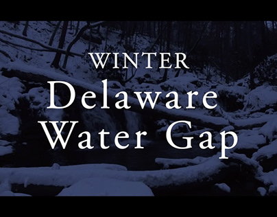 Delaware Water Gap Winter in 4k(Ultra HD)