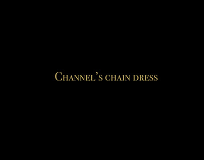 Fashion Boards for Channel’s chain dress