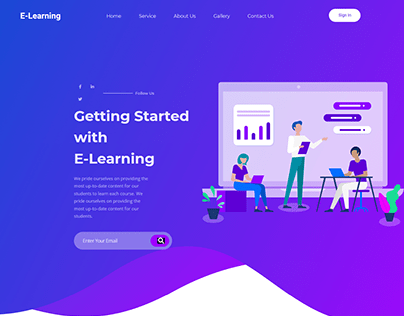 E-Learning Website Design WordPress