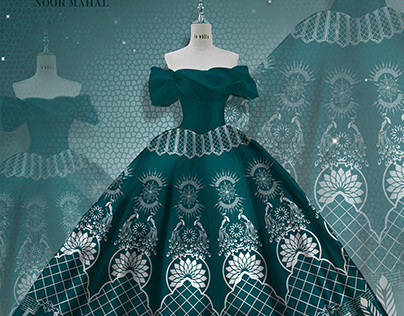 Noor Mahal's Grace:Bridal Lehenga Design Journey