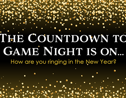 NYE Game Night Event Email
