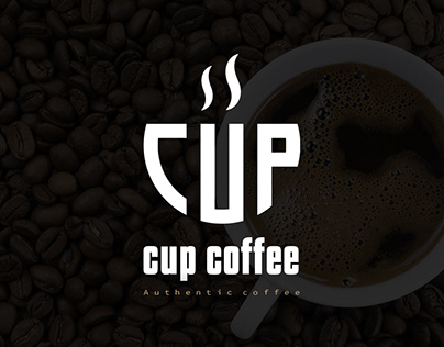 Cup coffee - brand identity logo design