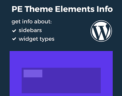 Get info about sidebars and widgets types in WordPress
